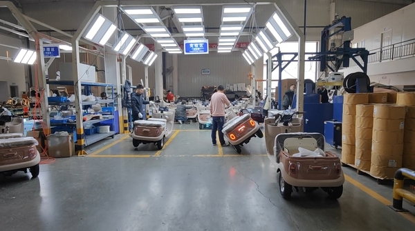 Final inspection area with quality team